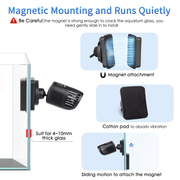 Hygger Mini Wavemaker accessory for aquarium, compact device with adjustable settings for water movement and aeration.