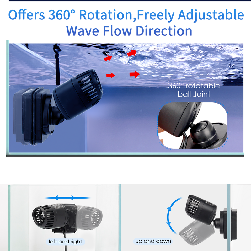 Hygger Mini Wavemaker accessory for aquarium, compact device with adjustable flow to simulate natural water movement.