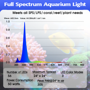 Hygger Reef ONE Light HG107, advanced aquarium LED lighting with adjustable settings and sleek black design.
