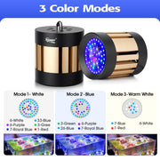 Hygger Reef ONE Light HG107 aquarium LED lighting fixture with adjustable arms and sleek black design for coral reef tanks