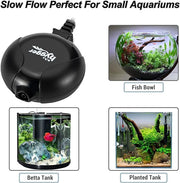 Hygger Silent Mini Air Pump for aquarium or hydroponic accessories, compact and quiet operation.