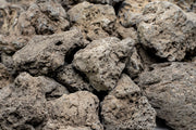 Icelandic Lava Stone from UNSHARDSCAPE showing textured black volcanic rock with rugged surface details.