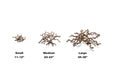 Natural jungle vine wood driftwood piece with twisted, organic shapes, ideal for terrariums or aquatic habitats.