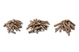 Small, medium, and large pieces of natural driftwood labeled as UNSHARDSCAPE log wood for decorative or craft use.