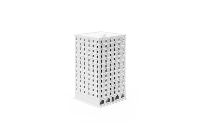3D printed Pod Hotel by UNS3D, a copepod breeder accessory with multiple small compartments for aquatic micro-organisms.