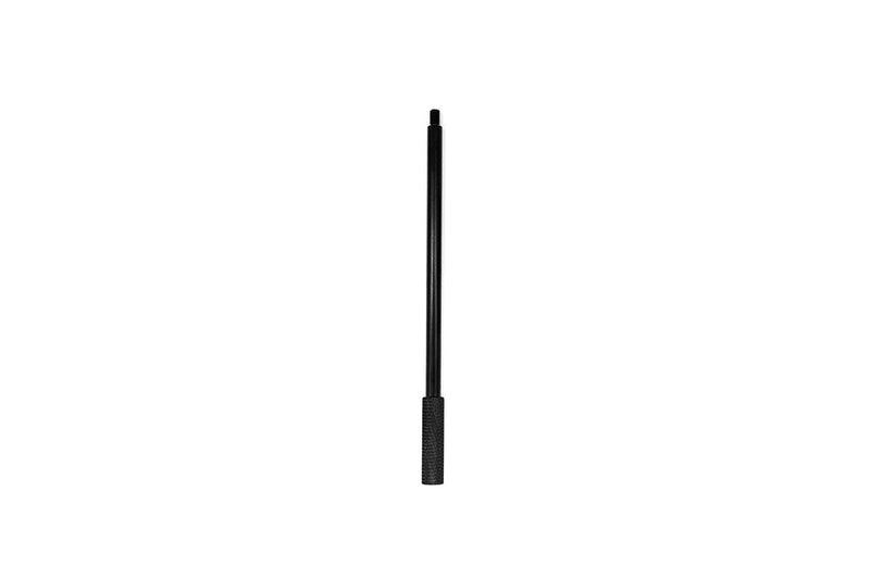 Qanvee algae scraper extension rod accessory for pool cleaning, durable plastic handle with scraper blade attachment.