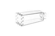 Qanvee Substrate Vacuum Attachment for aquarium cleaning, black plastic accessory designed for efficient substrate removal.