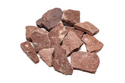 Red River Slate stone from UNSHARDSCAPE, showing a textured, natural slate surface in rich red tones.