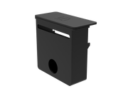UNS3D Red Sea Roller Mat Adapter accessory for aquarium equipment, shown in black with adjustable fittings.