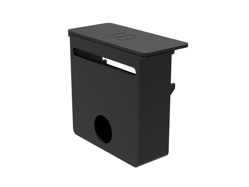 UNS3D Red Sea Roller Mat Adapter accessory for aquarium equipment, shown in black with adjustable fittings.