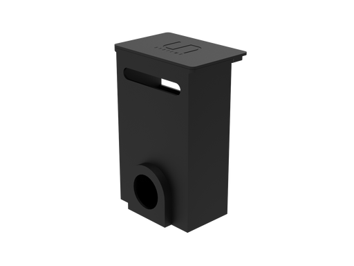 UNS3D Red Sea Roller Mat Adapter for aquarium roller mats, compatible with various models, in black with adjustable fittings.