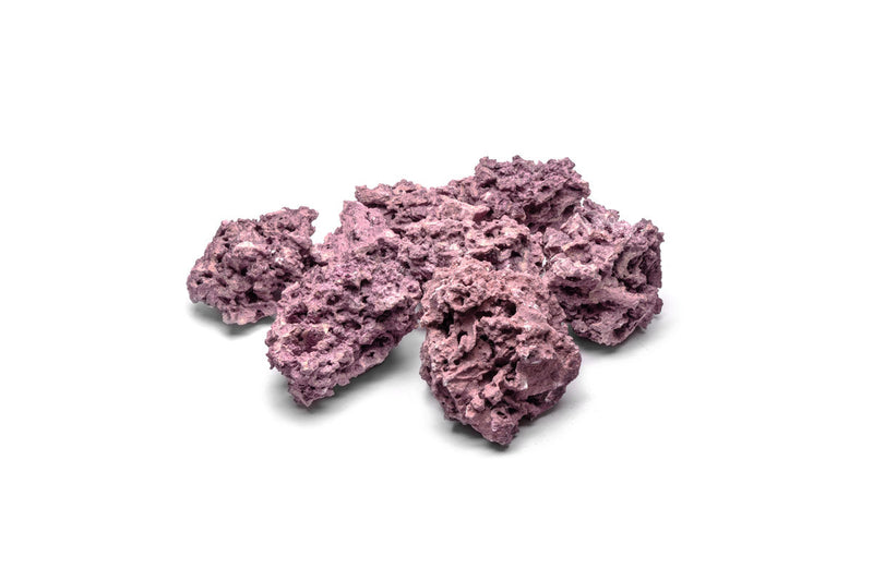 Marco Rocks Reef Saver Rock with coralline algae, 20lb hardscape for marine aquariums, natural coral-like appearance.