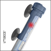 Sicce SCUBA Contactless Heater for aquarium, sleek black device with digital controls, designed for safe, contactless water heating.