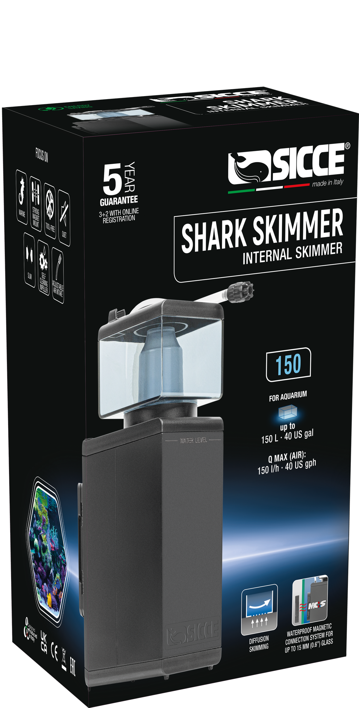 Sicce Shark Internal Skimmer — Buce Plant
