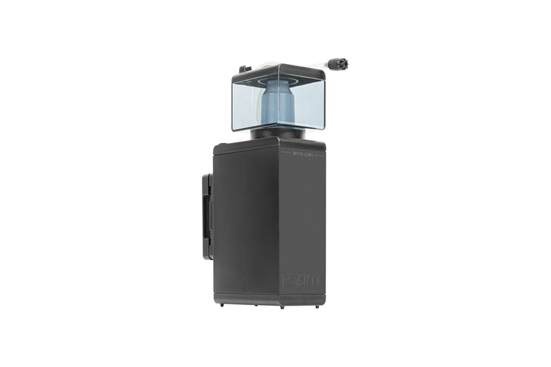 Sicce Shark Internal Skimmer filter for aquarium, compact design, with pump and collection cup for protein removal.