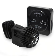 Sicce XSTREAM SDC wave pump accessory showing a sleek, compact device with control features for aquarium water circulation.