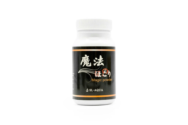 SL AQUA Magic Powder accessory in a clear container, used for enhancing water features and aquatic applications.