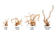 Natural Spiderwood driftwood piece from UNSHARDSCAPE, showcasing twisted, textured wood ideal for aquarium or terrarium decor.
