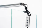 Twinstar EA Series IV Aquarium Light Fixture, LED lighting for marine and freshwater aquariums, showcases sleek design and adjustable features.