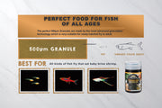 Ultra Fresh Newborn Fish Micron Shrimp Patties, food product, showing freshly prepared fish and shrimp patties in packaging.