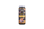 Ultra Fresh Picky Tropical Fish Flakes food in a clear container, showing colorful flakes ideal for tropical fish feeding.