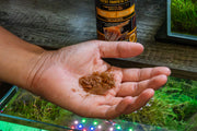 Ultra Fresh Picky Tropical Fish Flakes in a clear container, showing vibrant flakes designed for selective tropical fish.