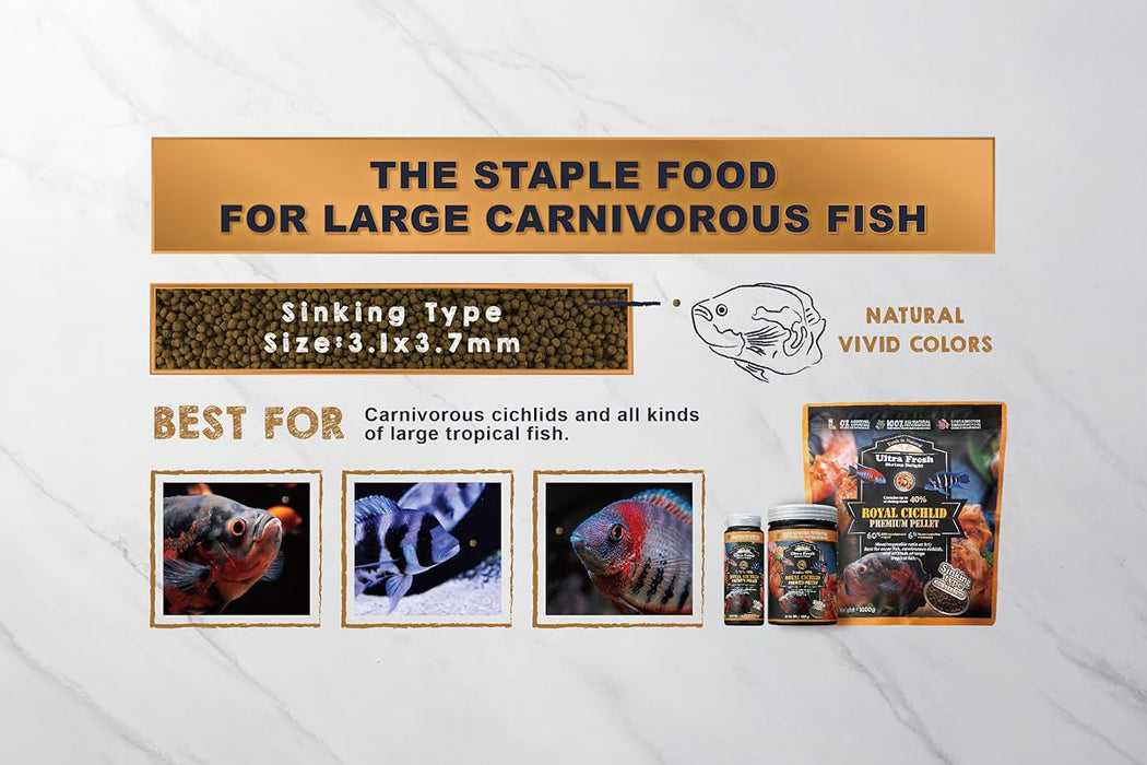 Ultra Fresh Royal Cichlid Premium Pellet