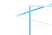 Ultum Nature Systems UNS 20TM 3.2-gallon prism rimless tank with clear glass and sleek design for freshwater or marine aquariums.
