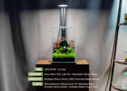 Ultum Nature Systems UNS 20TM 3.2-gallon prism rimless tank with sleek glass design for aquatic environments.