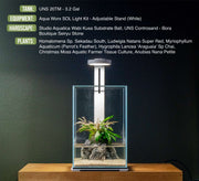 Ultum Nature Systems UNS 20TM 3.2-gallon prism rimless tank with clear glass and sleek design for aquatic environments.