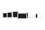 Ultem Nature Systems UNS 30A 7.1-gallon dual AIO rimless aquarium with sleek glass design and clean edges.