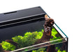 Ultum Nature Systems UNS 35A 11.3-gallon dual AIO rimless aquarium showing clear glass, sleek design, and integrated filtration system.