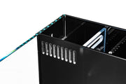 Ultium Nature Systems UNS 40A 16.9-gallon dual AIO rimless aquarium showing clear glass with sleek, modern design.
