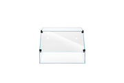 Rimless UNS 45E Paludarium Enclosure Kit by Ultum Nature Systems, clear glass tank with open top and sleek design.