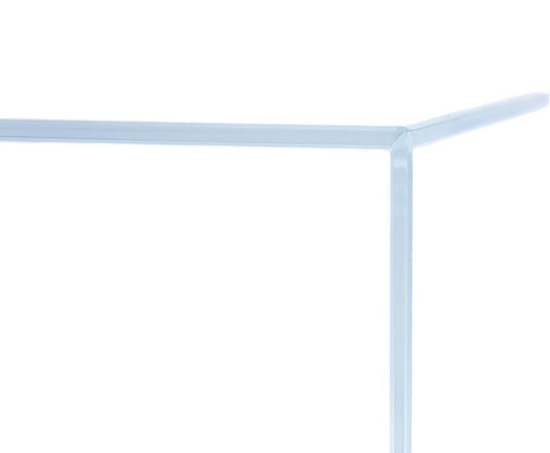 Ultra clear 2.1-gallon rimless paludarium tank by Ultum Nature Systems, showcasing a sleek, transparent design for aquatic and terrestrial habitats.