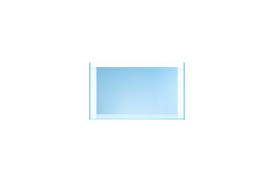 Ultum Nature Systems UNS 5N 4.6-gallon limited edition rimless aquarium showing clear glass tank with sleek rimless design.