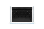 Rimless UNS 60E Foresta Integrated Paludarium V2 by Ultum Nature Systems showcasing lush plant and aquatic habitat in a sleek tank