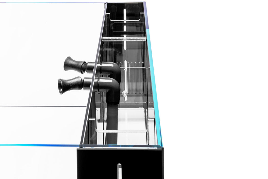 UNS 75A 40.1-gallon dual AIO rimless aquarium by Ultum Nature Systems, showcasing clear glass tank with sleek design.