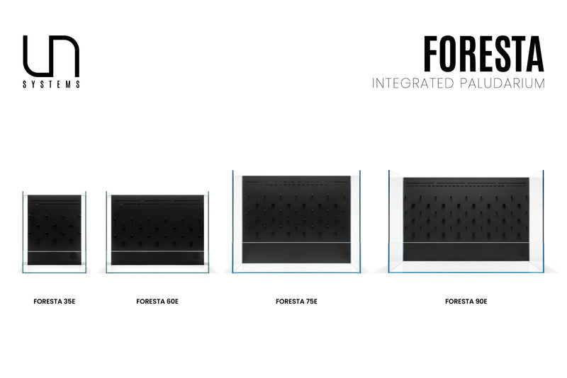 UNS 75E - Foresta Integrated Paludarium Rimless Tanks - Buce Plant