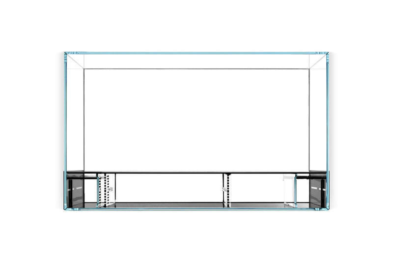 Ultum Nature Systems UNS 75SA 26.7-gallon dual all-in-one rimless aquarium, clear glass tank for freshwater or marine setups.