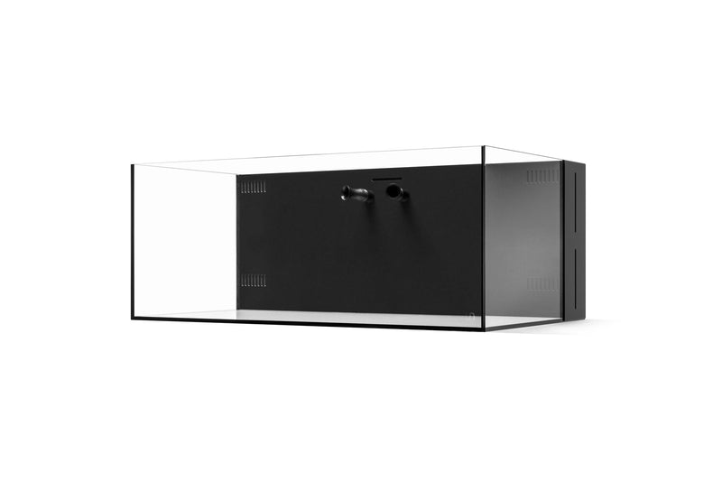 Ultum Nature Systems UNS 75SA 26.7-gallon dual AIO rimless aquarium showing clear glass and sleek design for freshwater or marine tanks.