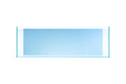 Blue Rimless Aquarium by Ultum Nature Systems, UNS 90L - 21.3 Gallon limited edition rimless tank with clear glass and sleek design.