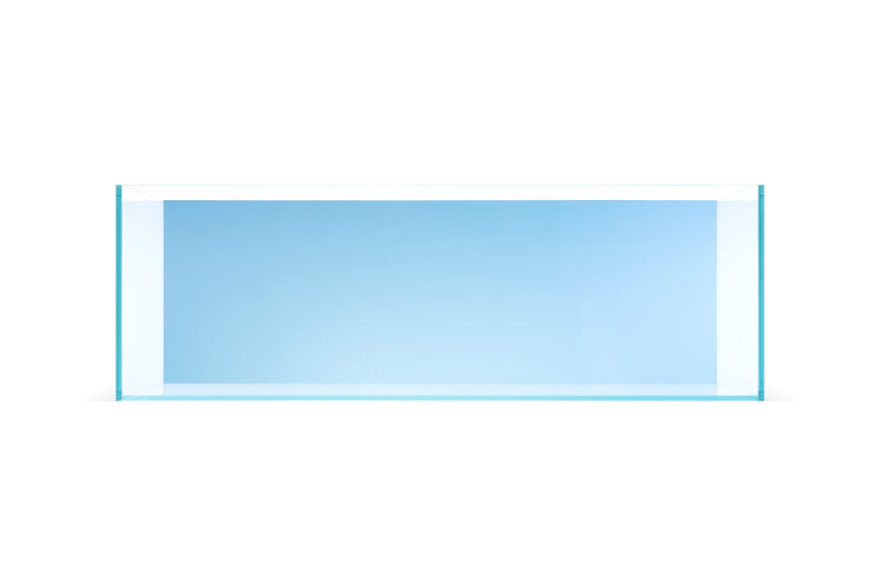 Blue Rimless Aquarium by Ultum Nature Systems, UNS 90L - 21.3 Gallon limited edition rimless tank with clear glass and sleek design.
