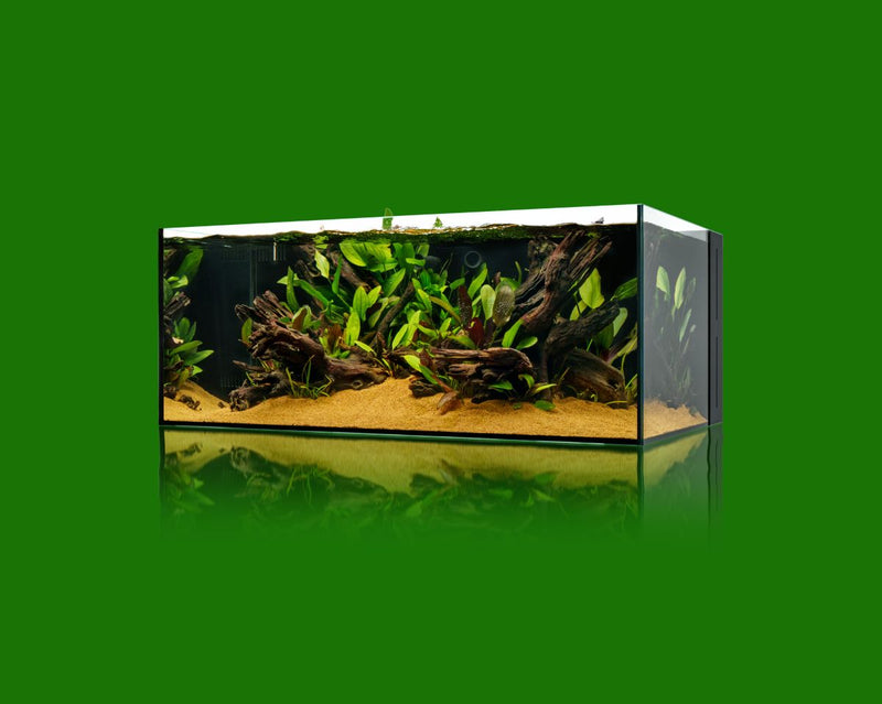 Ultum Nature Systems UNS 90SA 47.9-gallon dual AIO rimless aquarium with sleek design and clear glass for freshwater or marine setup.