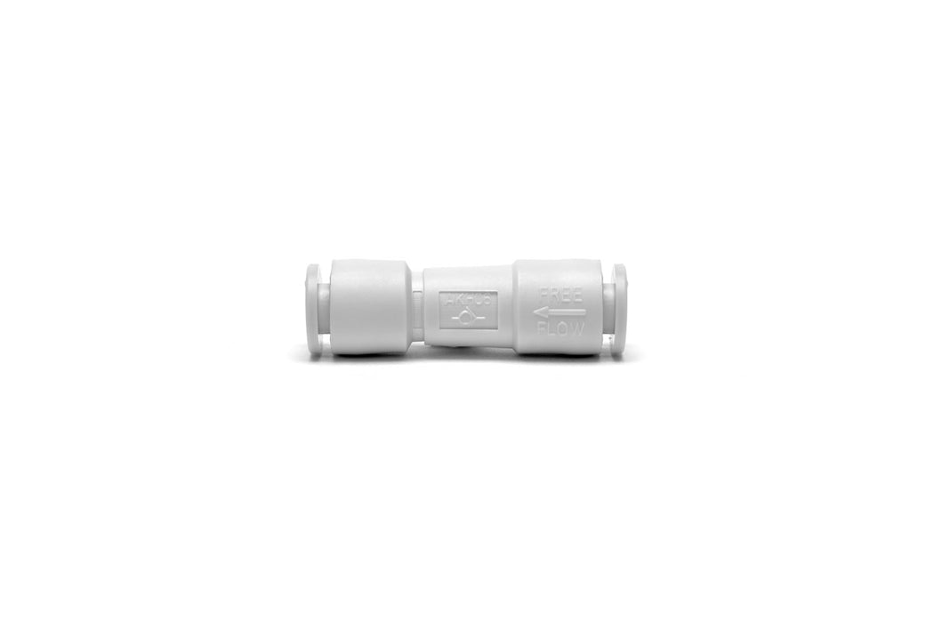 UNSCO2 CO2 check valve with threaded metal fittings, compact design, and durable construction for gas flow control.