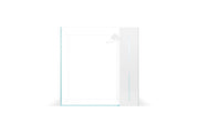 Ultem Nature Systems 5.5-gallon white rimless all-in-one aquarium, clear glass tank with sleek design for freshwater or marine use.
