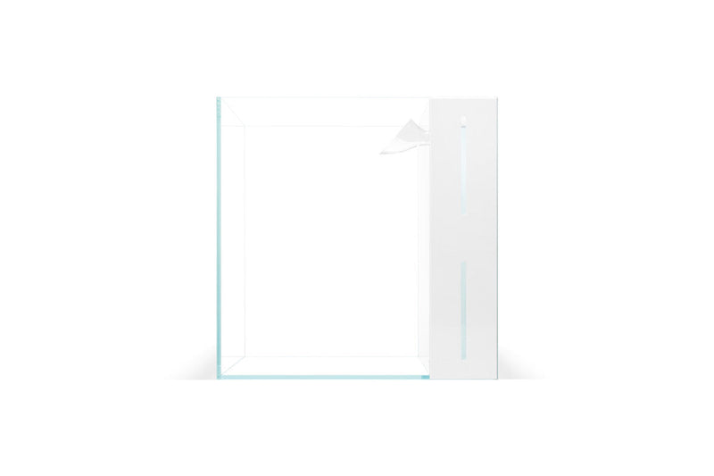 Ultem Nature Systems 5.5-gallon white rimless all-in-one aquarium, clear glass tank with sleek design for freshwater or marine use.