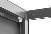 Gray UNS Aluminum Aquarium Stand by Ultum Nature Systems, sturdy and sleek for supporting fish tanks.