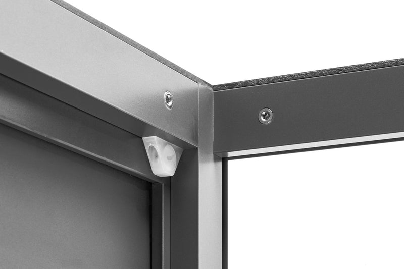Gray UNS Aluminum Aquarium Stand by Ultum Nature Systems, sturdy and sleek for supporting fish tanks.