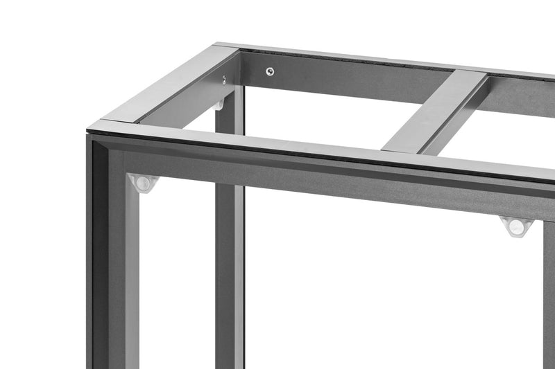 Grey UNS Aluminum Aquarium Stand by Ultum Nature Systems, sturdy and sleek support for your fish tank.